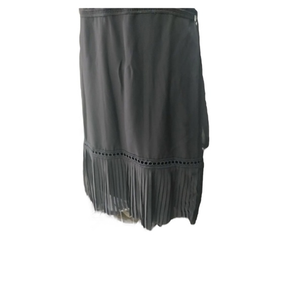 🌺ABS COLLECTION Ribbon Pleated Dress in Classic Black Size 2🌺 - Picture 8 of 10